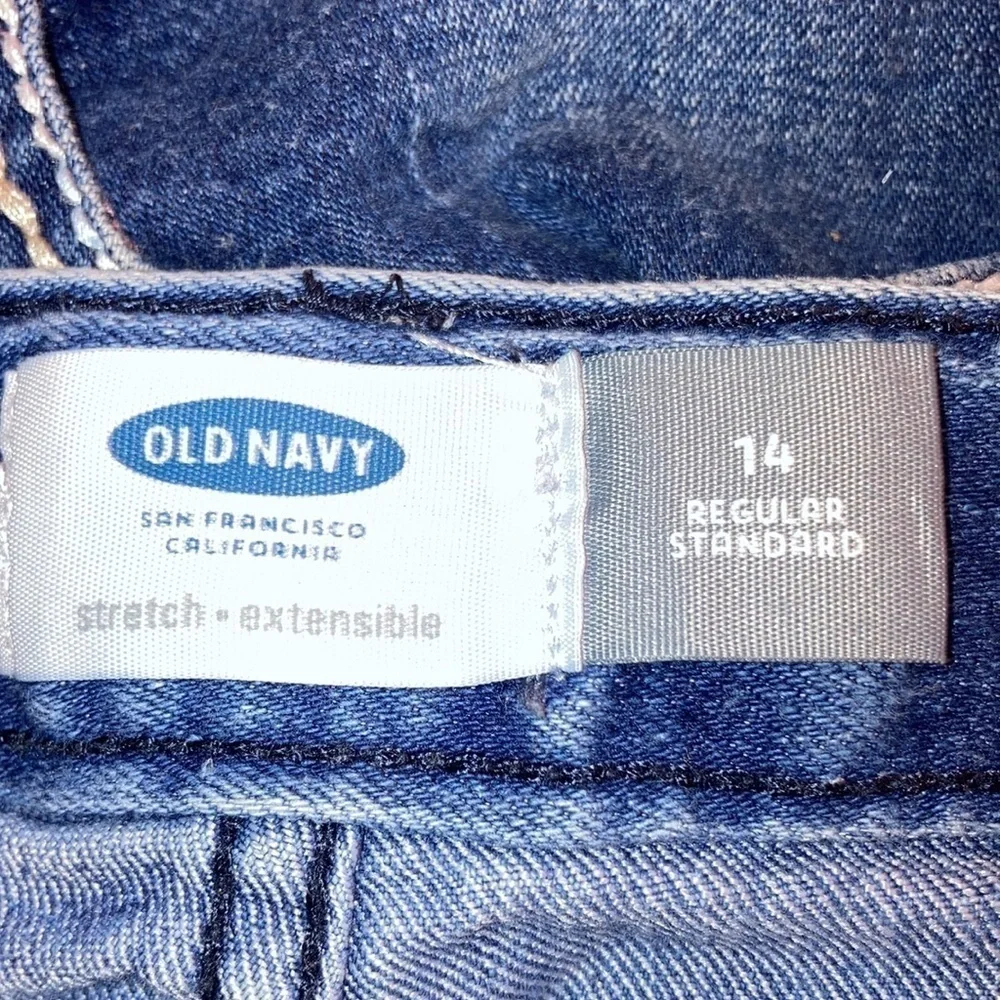 Old Navy Cut Off Extensible Stretch Girls Jeans Shorts 14 Reg